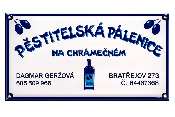 Smaltovaná reklama S-reklam 9